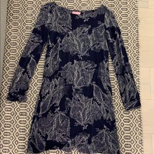 Lily Pulitzer navy dress - size small